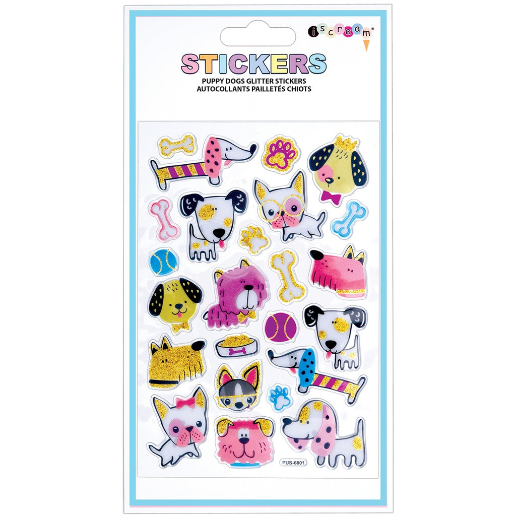 Iscream Glitter Stickers | Kitty Cats