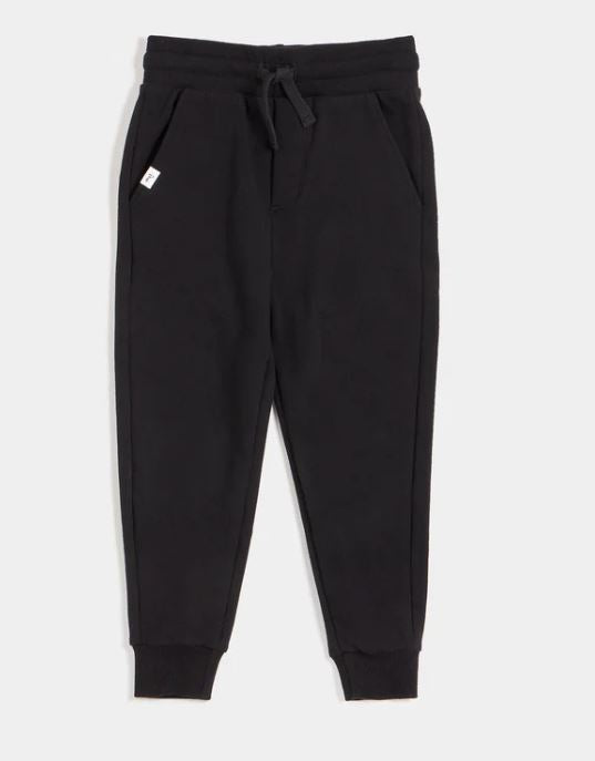 MILES BASICS PURE BLACK JOGGER – Kitson LA