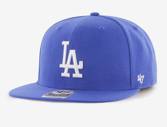 Los Angeles Dodgers No Shot Royal Snapback '47 Brand