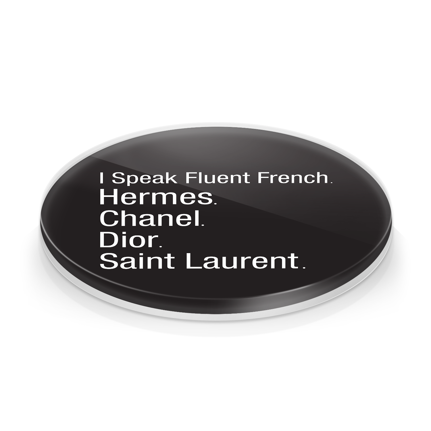 FLUENT FRENCH ACRYLIC COASTER Kitson LA