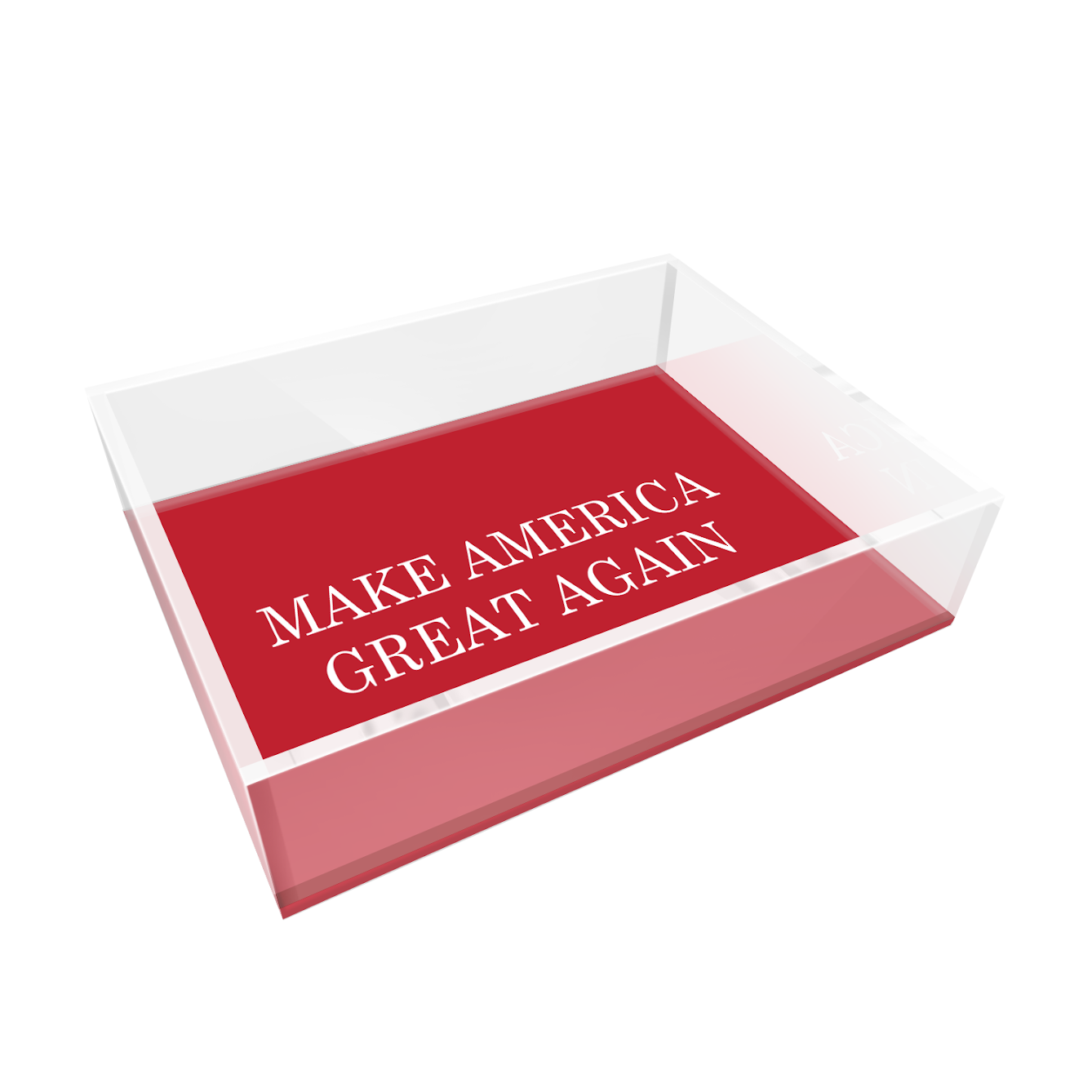 MAKE AMERICA GREAT AGAIN ACRYLIC TRAY