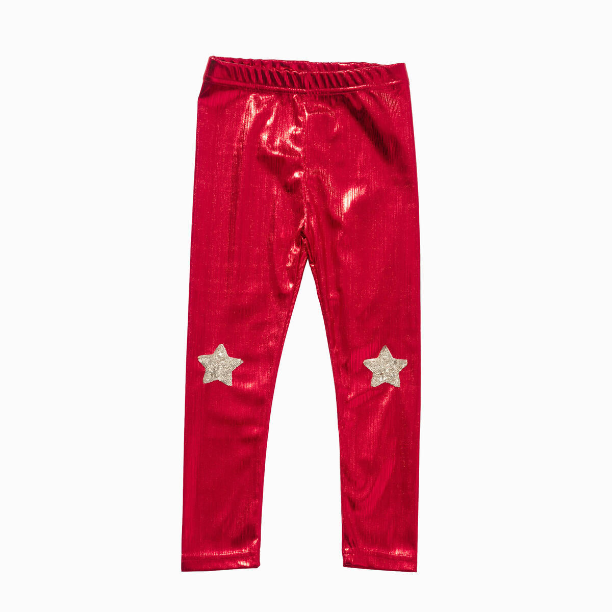 GIRLS RED DISCO LEGGINGS