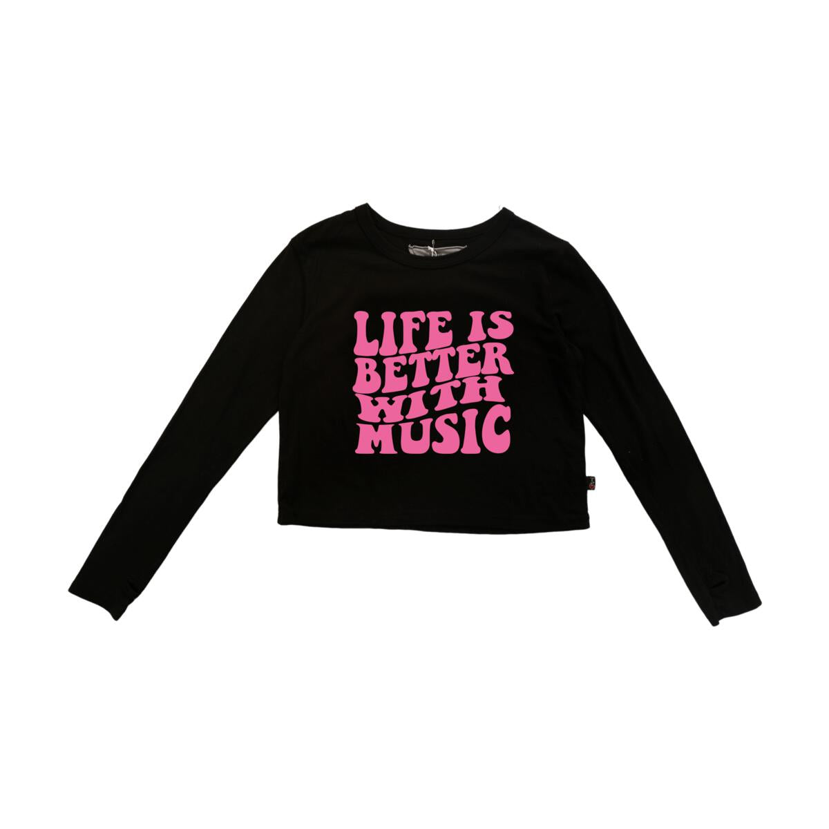 GIRLS LIFE IS BETTER WITH MUSIC SHIRT