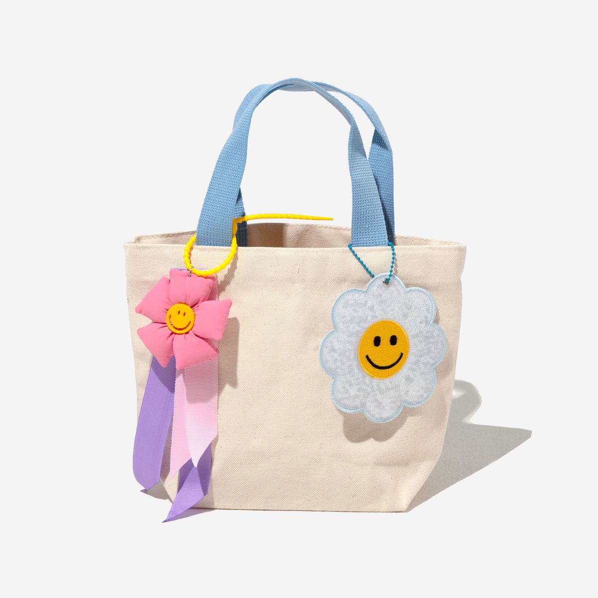 BLUE DAISY CHARM TOTE