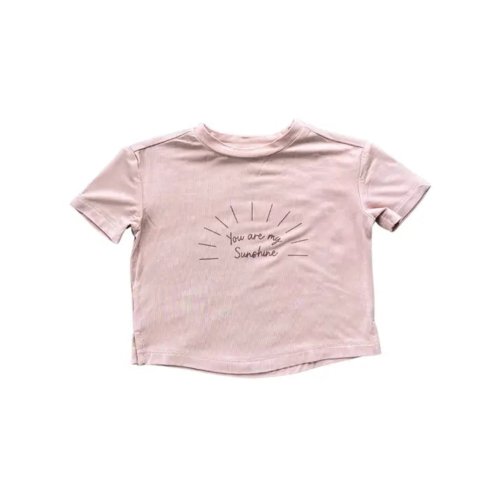 GIRLS YOU ARE MY SUNSHINE BOXY TEE