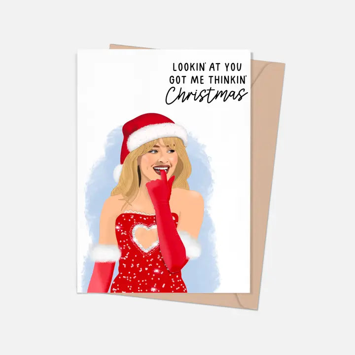 SABRINA CARPENTER CHRISTMAS CARD – Kitson LA