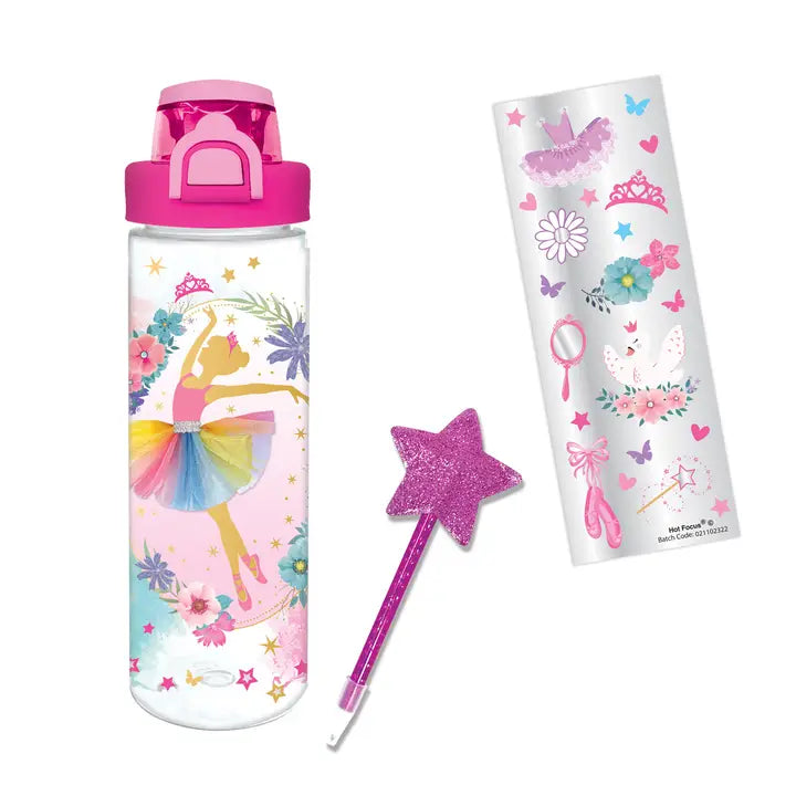 BALLERINA POP OPEN STAINLESS STEEL WATER BOTTLE