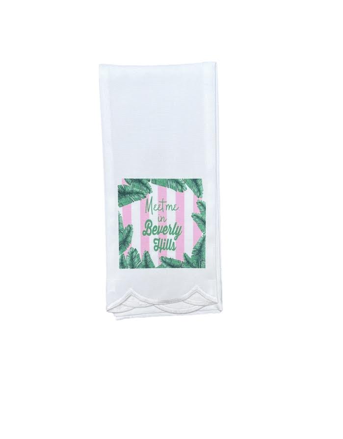 MEET ME IN BEVERLY HILLS GUEST TOWEL