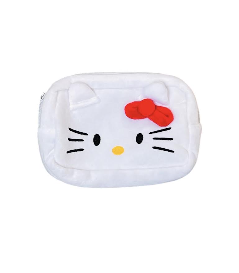 HELLO KITTY PLUSH COSMETIC BAG