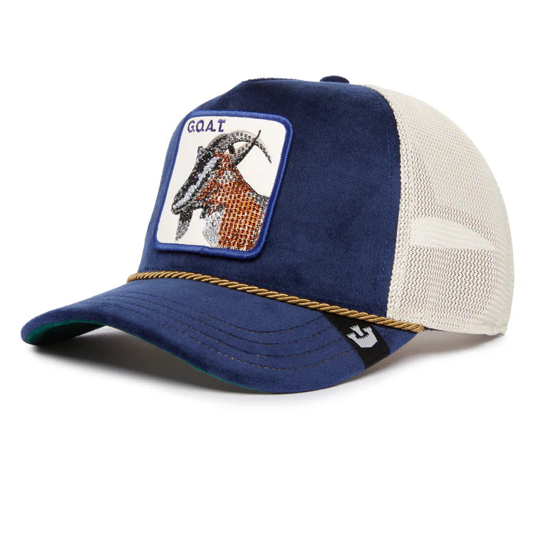 SAPPHIRE THE GOAT TRUCKER HAT