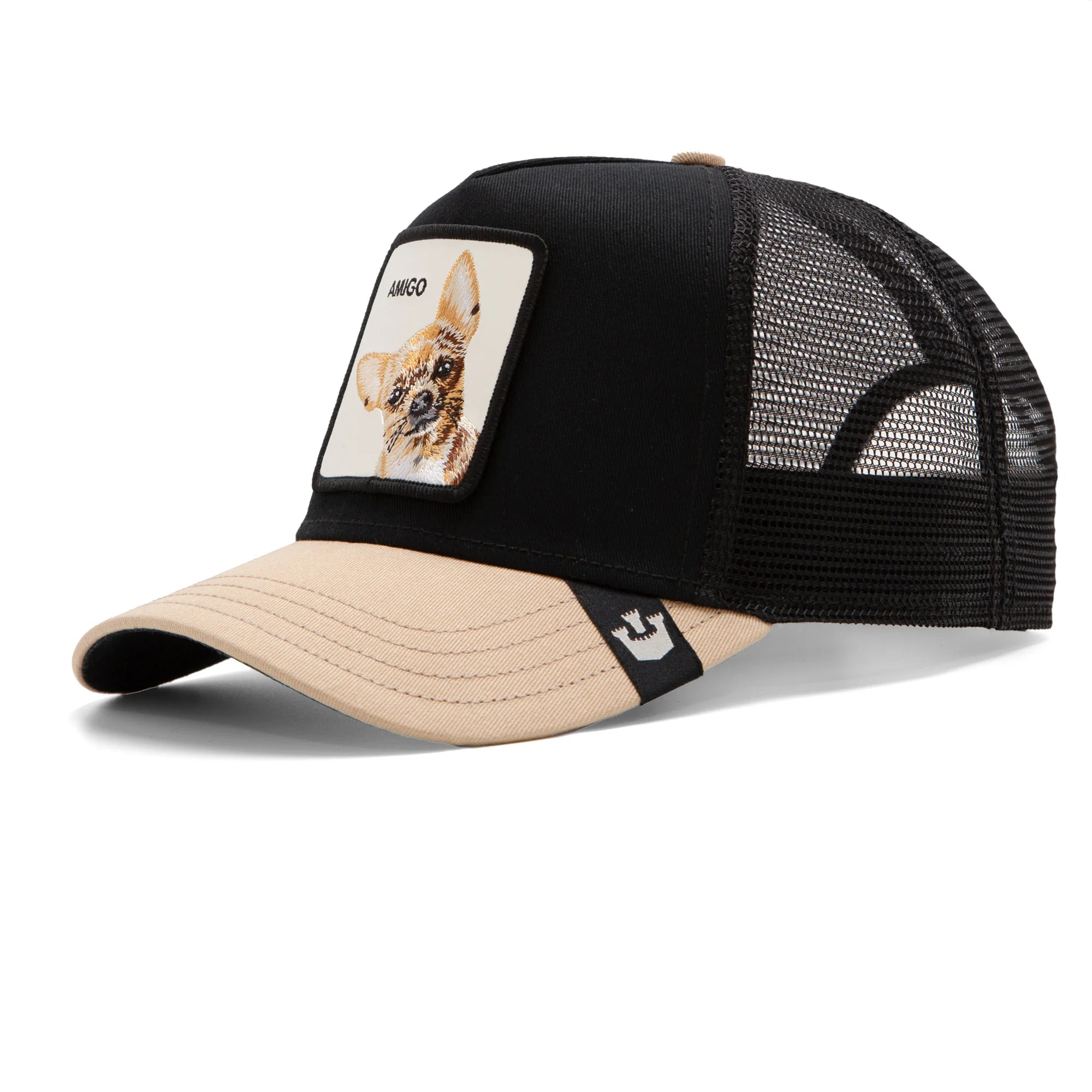 THE AMIGO BLACK TRUCKER HAT