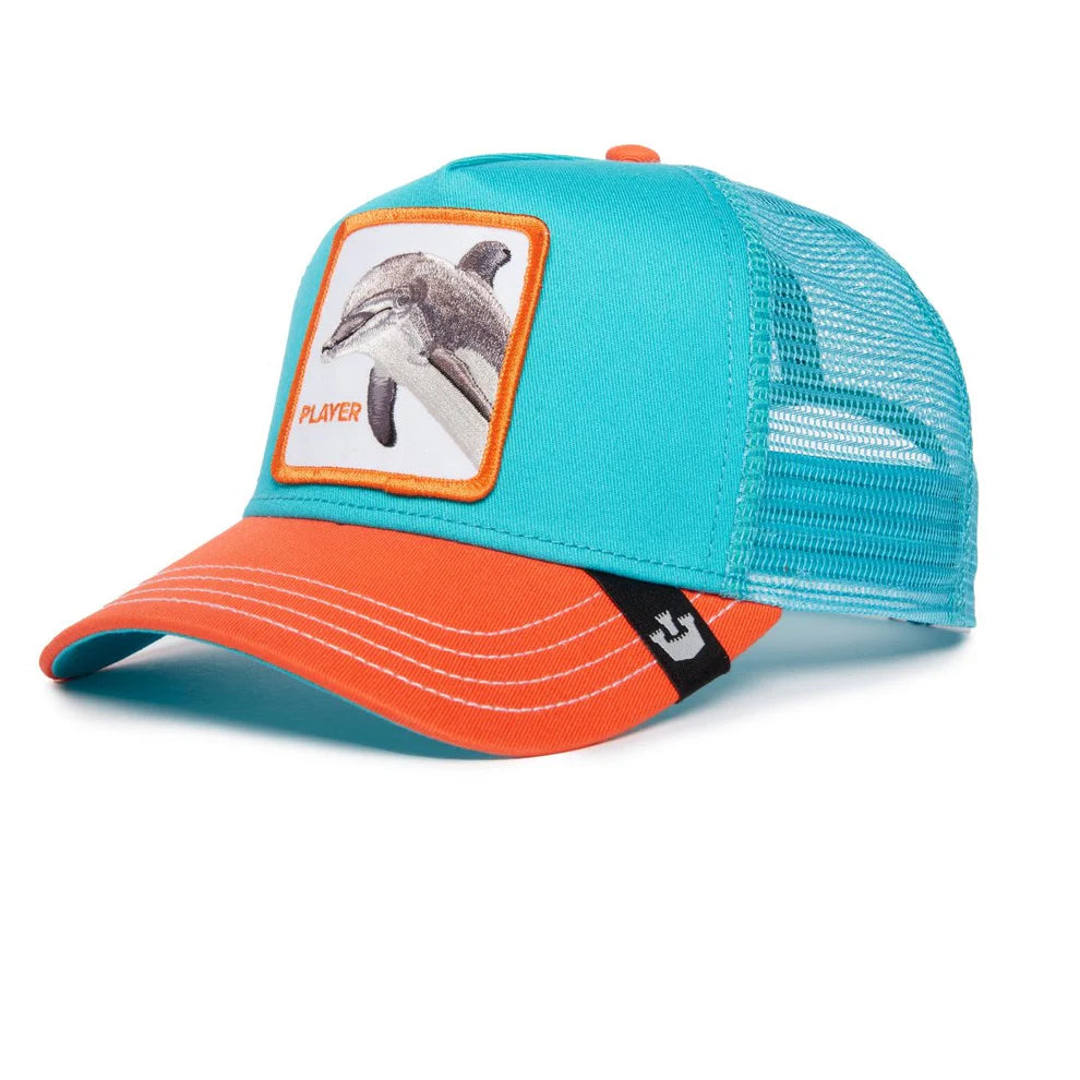 THE PLAYER DOLPHIN TRUCKER HAT