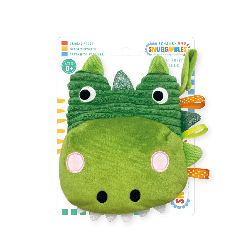 SENSORY SNUGGLE DINO PUPPET BOOK