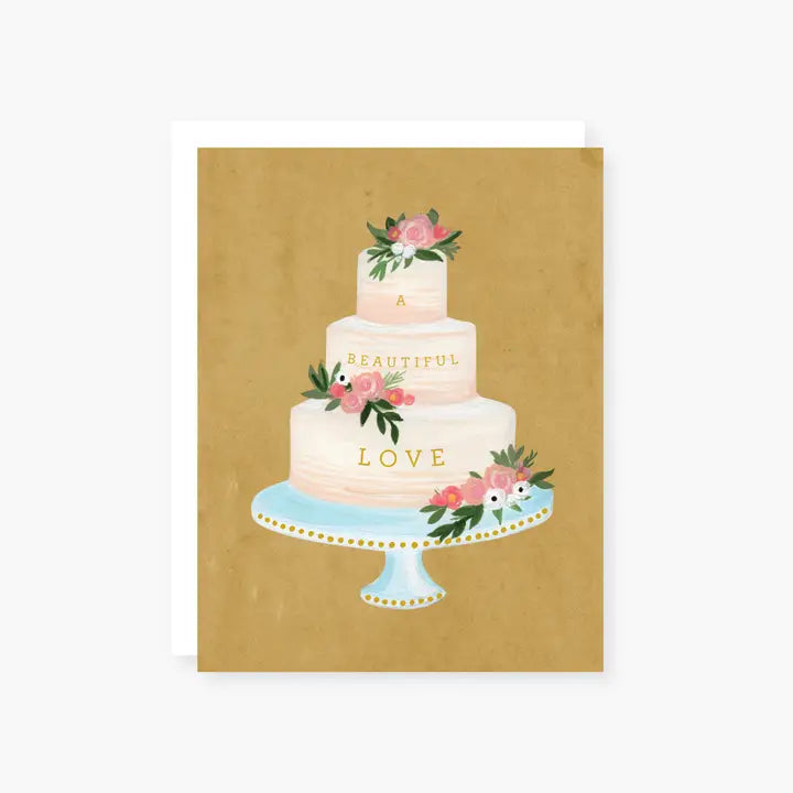 BEAUTIFUL LOVE WEDDING CARD