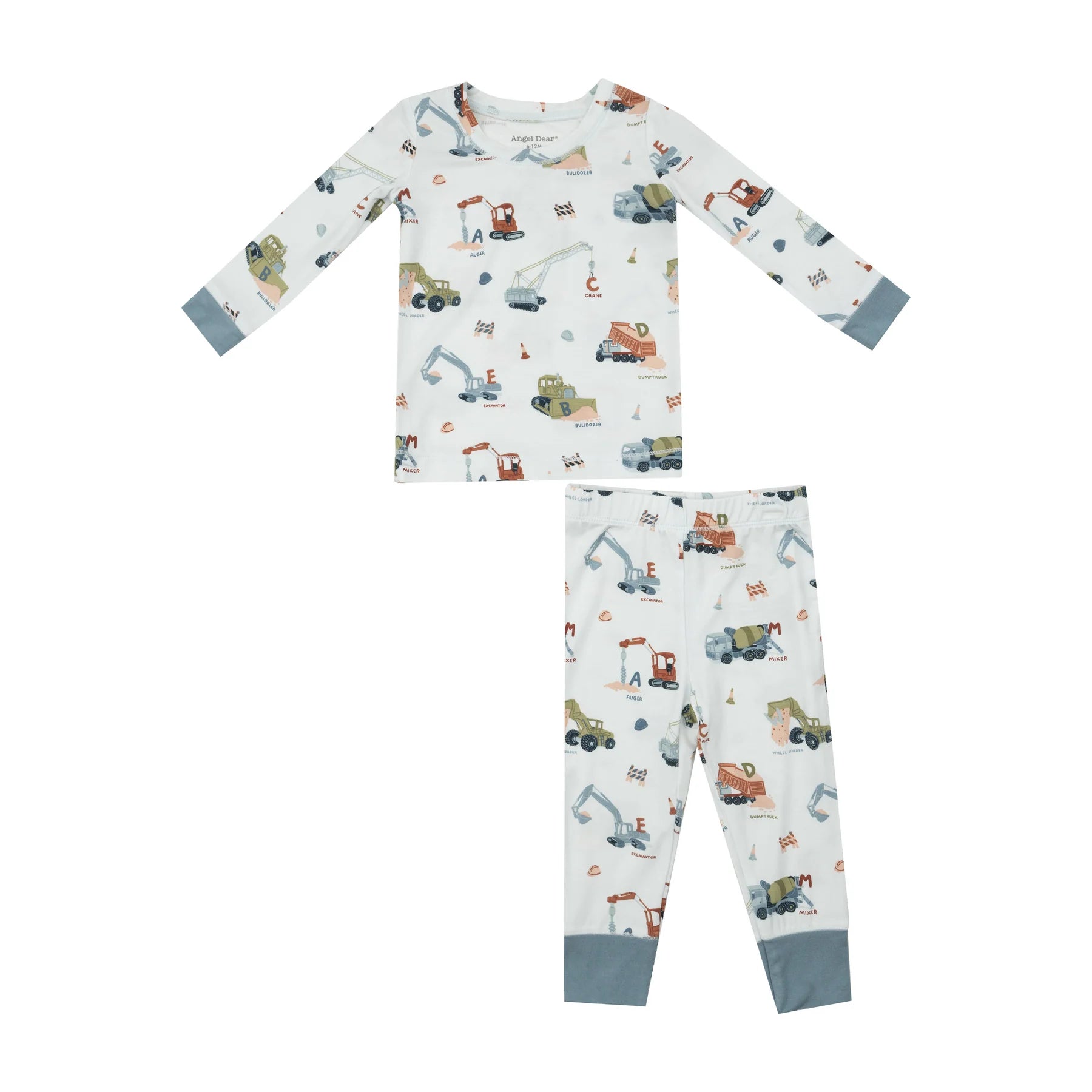 CONSTRUCTION ALPHABET L/S LOUNGEWEAR SET