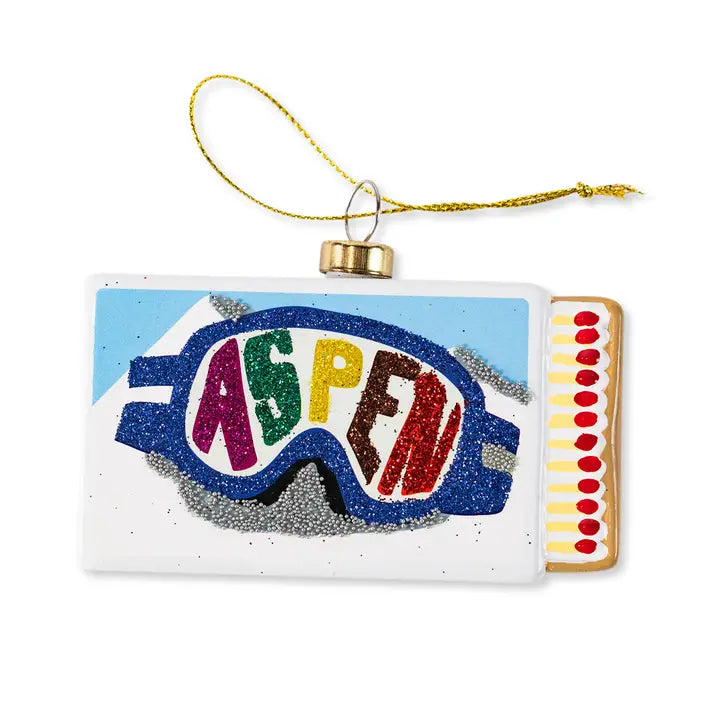 ASPEN MATCHBOOK ORNAMENT