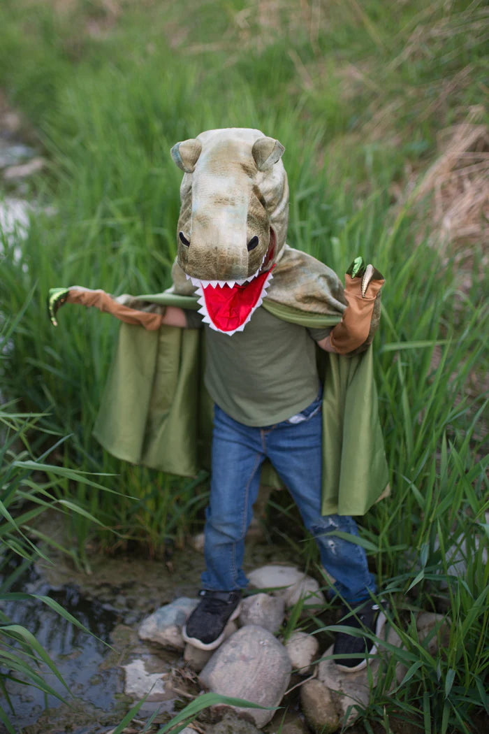 BOYS GRANDASAURUS T-REX CAPE W/ CLAWS