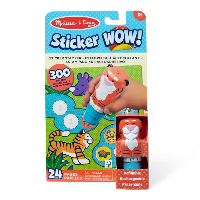 TIGER STCKER WOW! ACTIVITY PAD SET