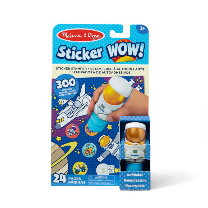 ASTRONAUT STCKER WOW! ACTIVITY PAD SET