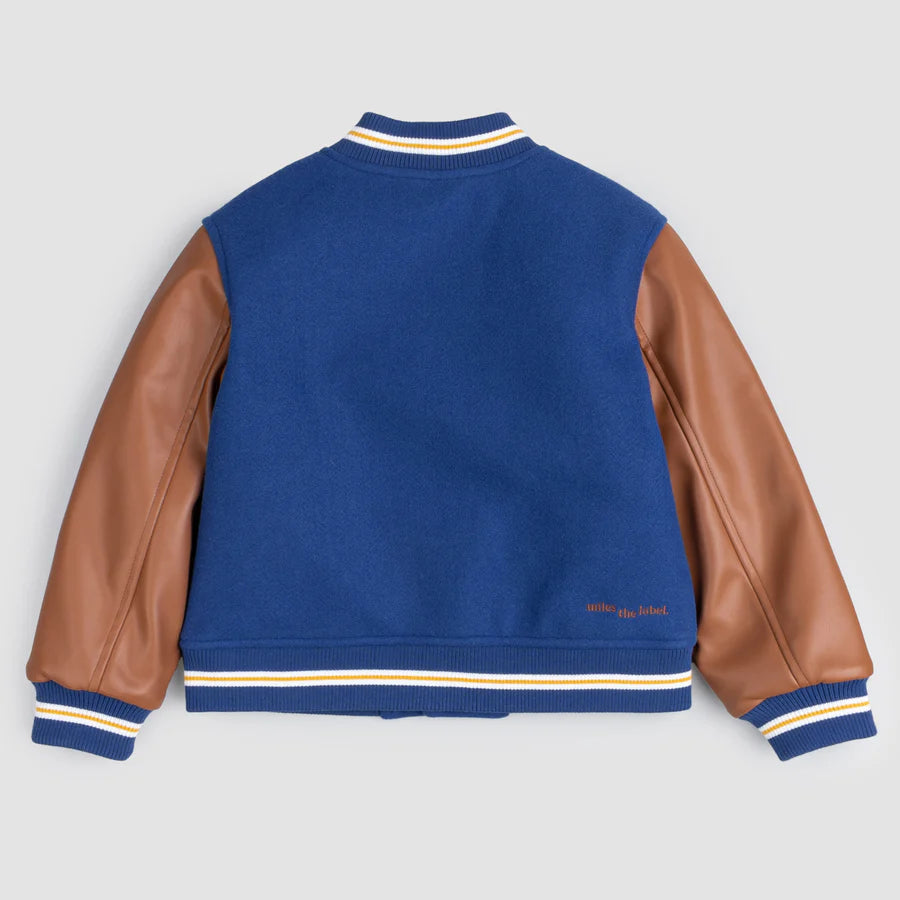 BOYS ROYAL BLUE VARSITY JACKET