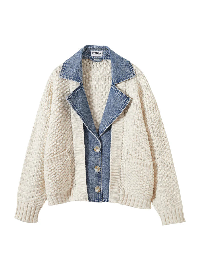 CHUNKY COTTON DENIM JACKET