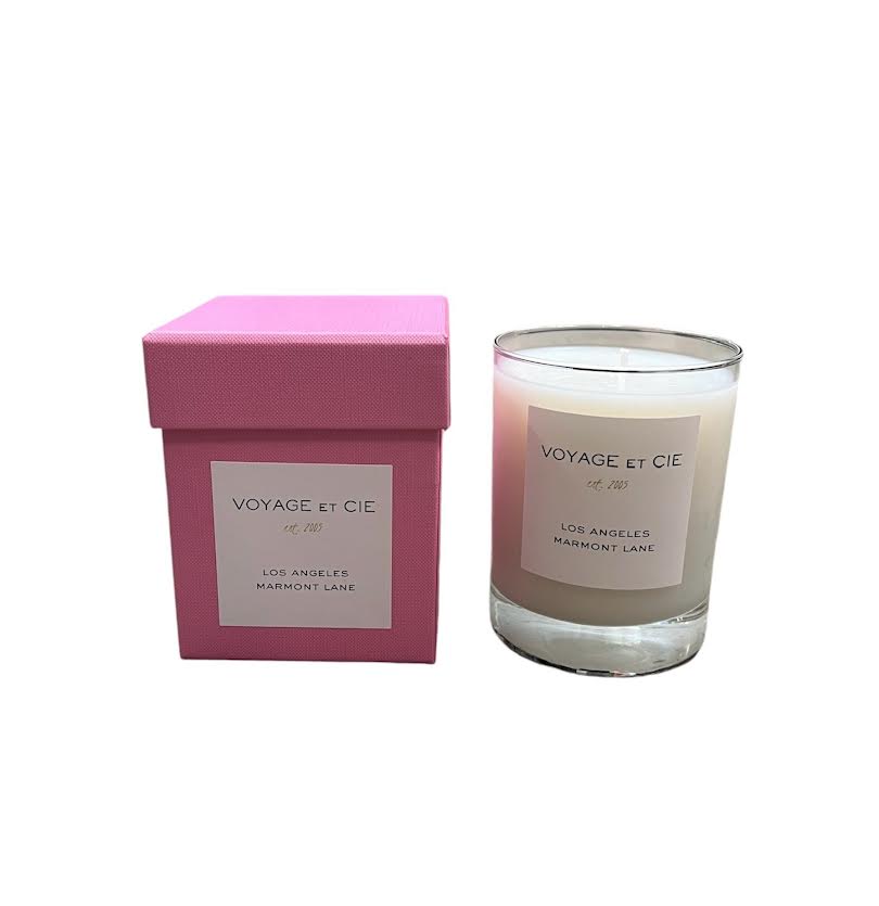 LOS ANGELES MARMONT LANE PINK BOX CANDLE