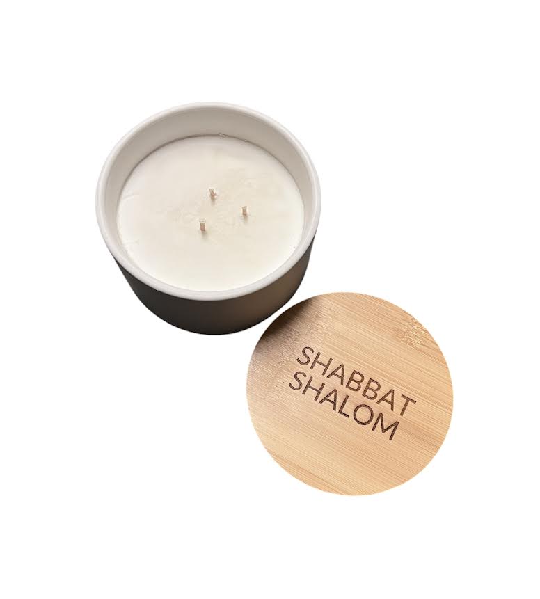 SHABBAT SHALOM CANDLE