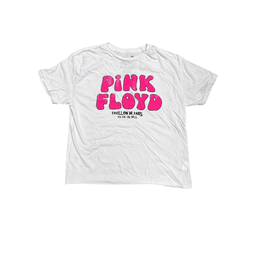 WOMENS PINK FLOYD CROP T-SHIRT