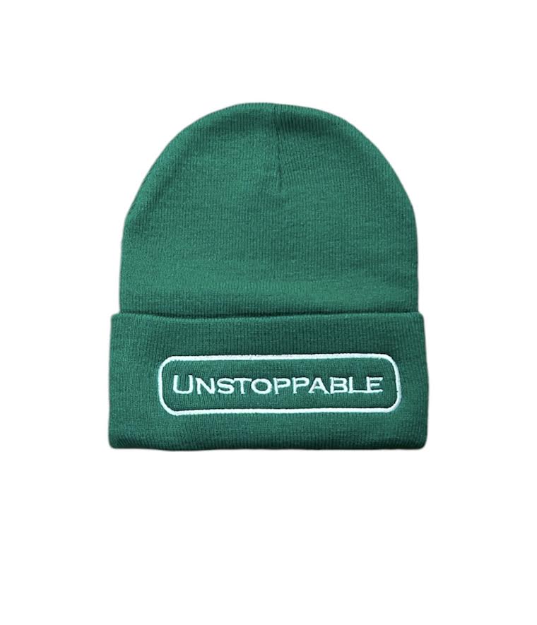 UNSTOPPABLE KELLY GREEN BEANIE