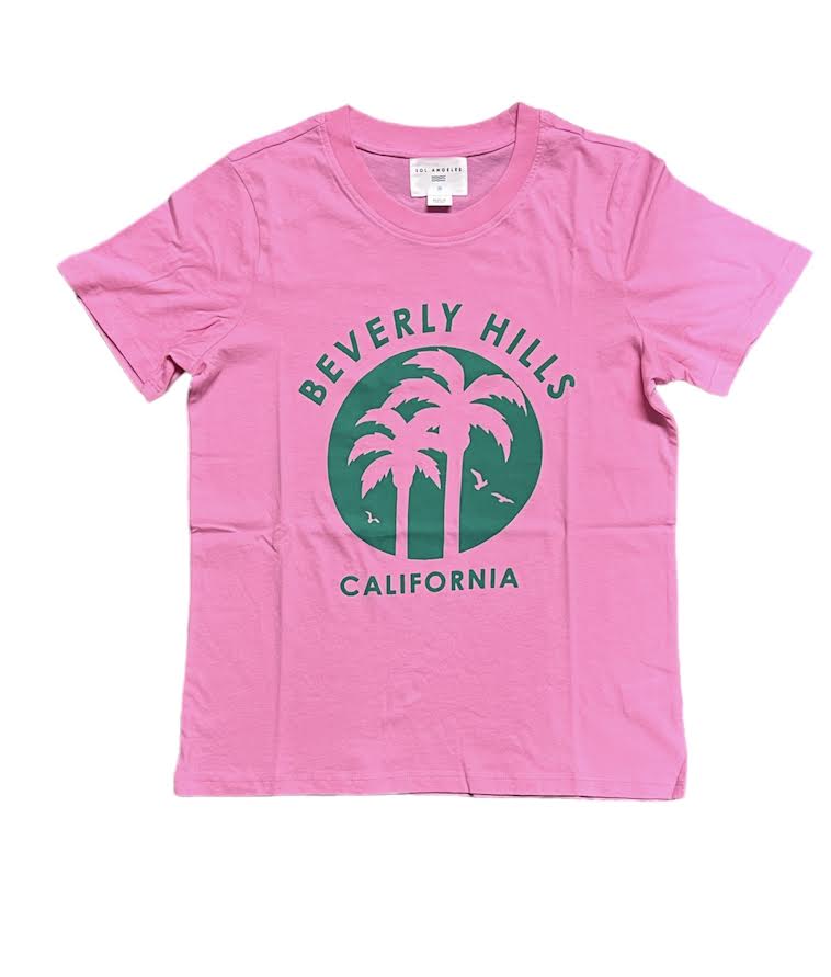 SOL ANGELES GIRLS BEVERLY HILLS T-SHIRT - PINK