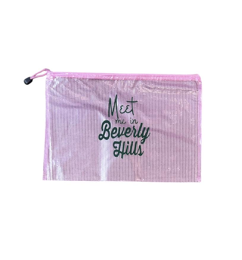 PINK BEVERLY HILLS POUCH