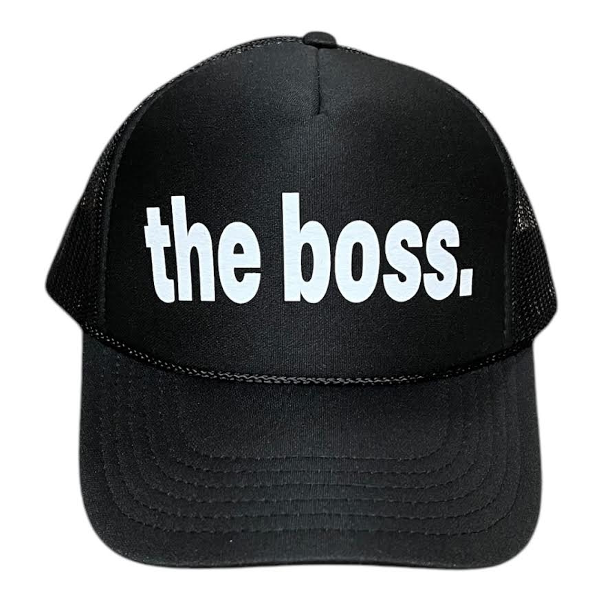 THE BOSS TRUCKER HAT