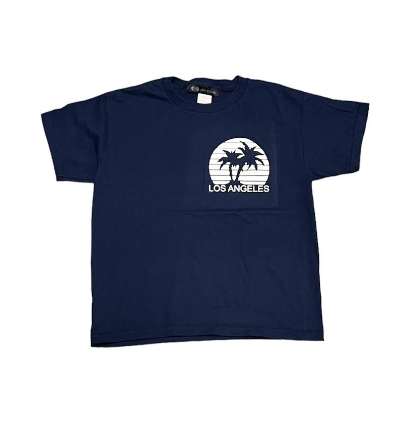 KIDS NAVY PALM TREE T-SHIRT