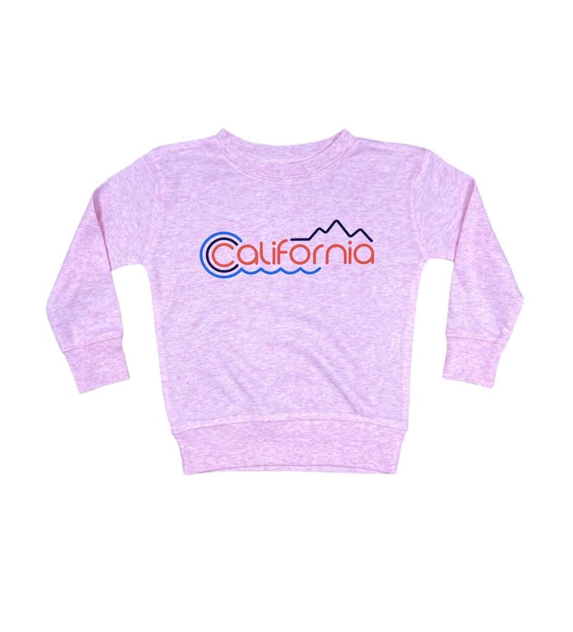 GIRLS CA SEA L/S PINK TEE