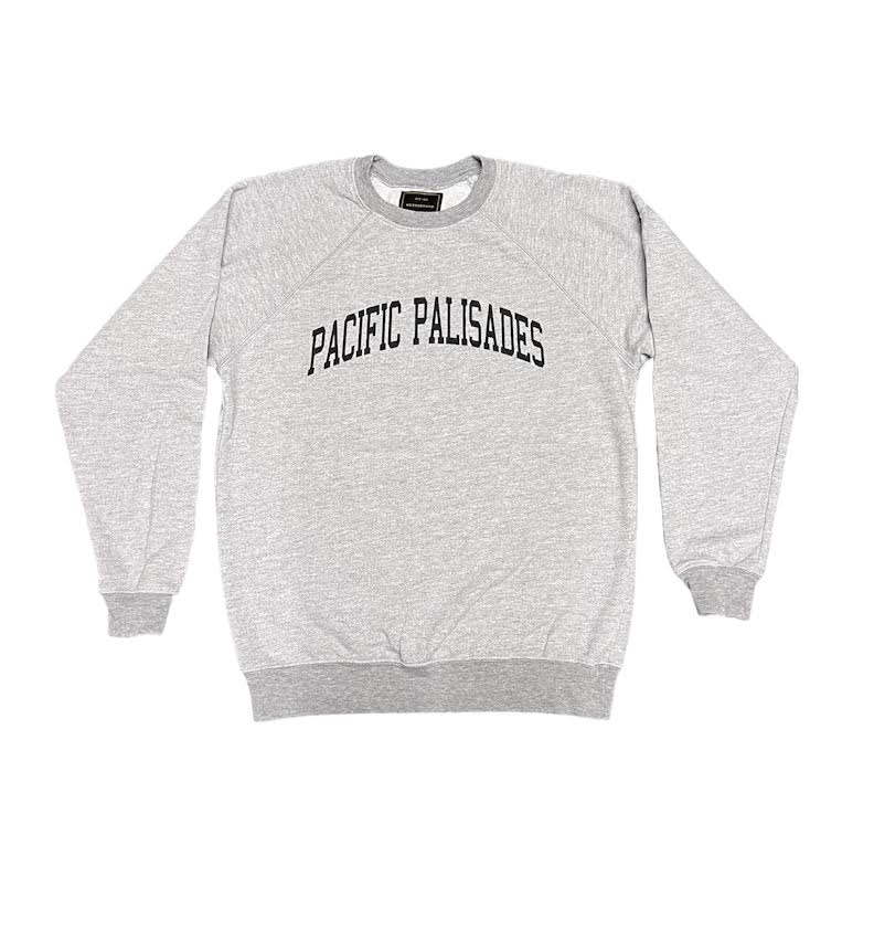 UNISEX PACIFIC PALISADES GREY CREWNECK