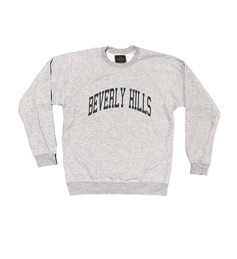 UNISEX BEVERLY HILLS CREW SWEATSHIRT