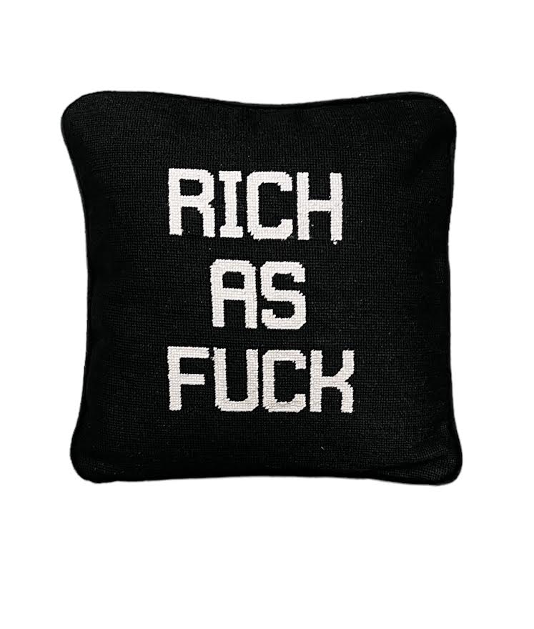 RICH AS FUCK PILLOW