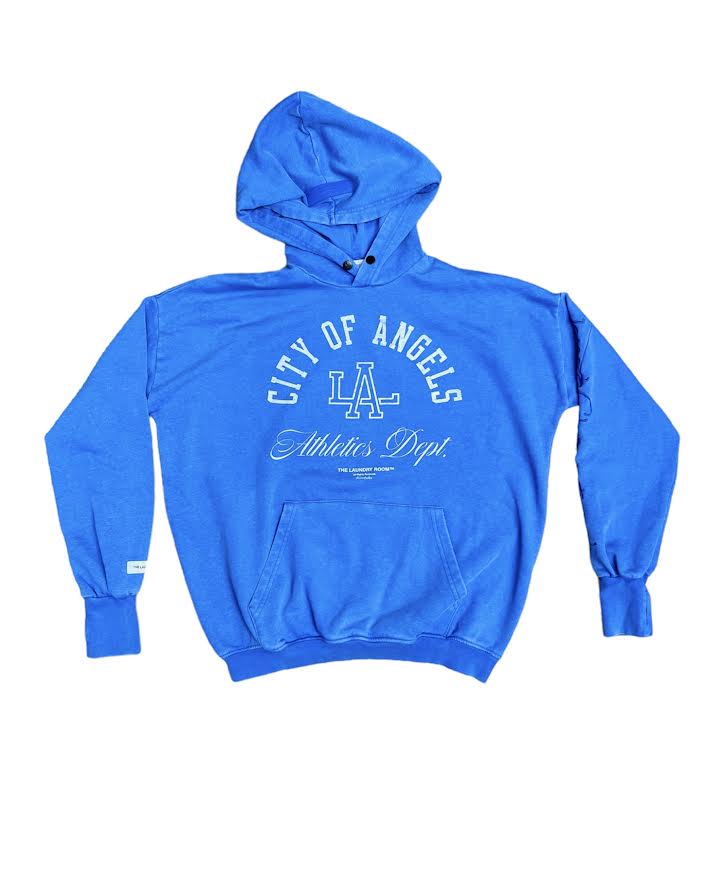 CITY OF ANGELS VINTAGE BLUE HOODIE