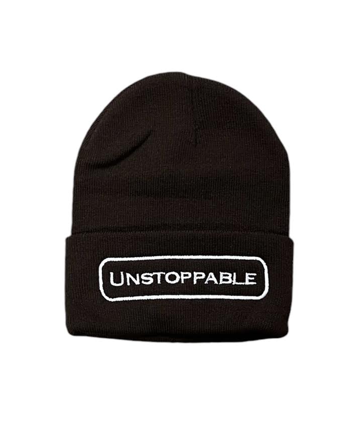 UNSTOPPABLE BROWN BEANIE