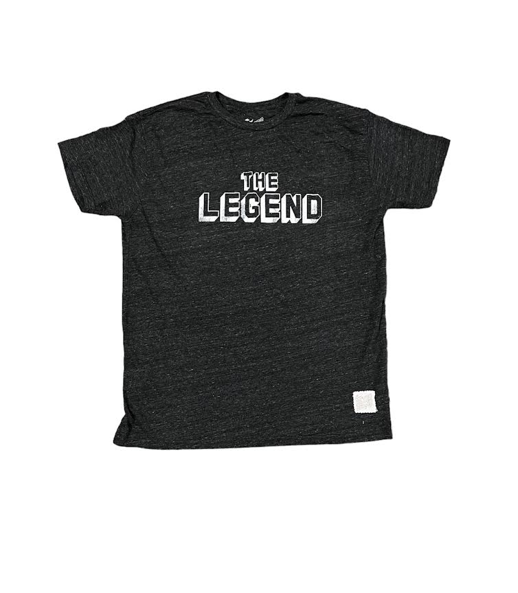 THE LEGEND HEATHER CHARCOAL TEE