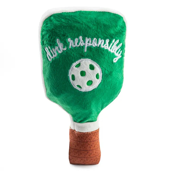 GREEN STRIPE PADDLE DOG TOY