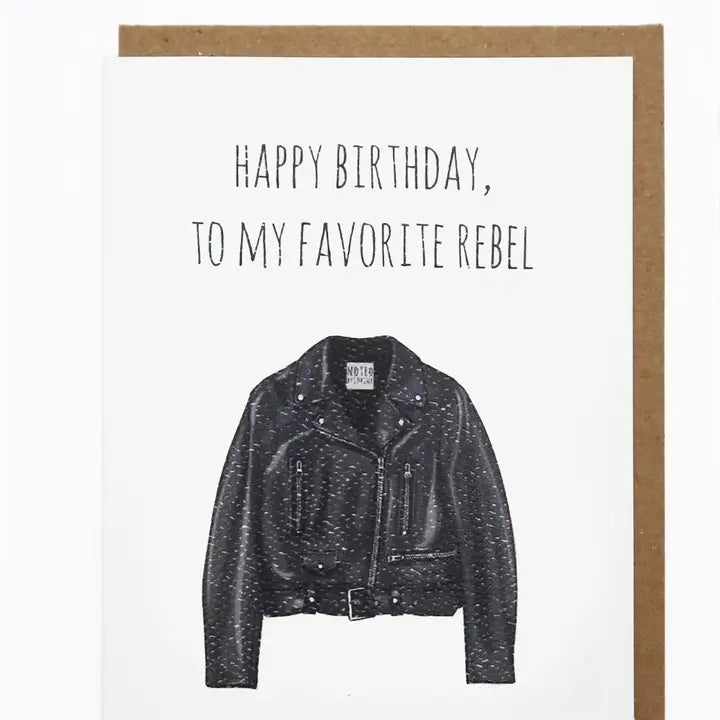 FAVORITE REBEL JACKET CARD