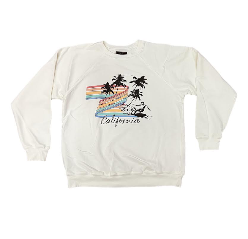 UNISEX CALIFORNIA SURFER SWEATSHIRT