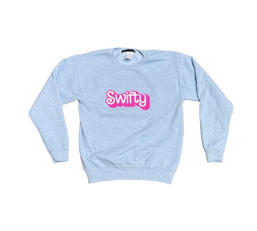 GIRLS BLUE SWIFTY CREWNECK