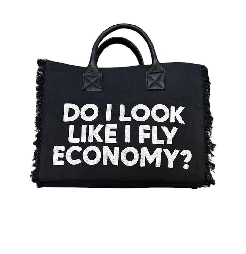 FLY ECONOMY BEADED TOTE