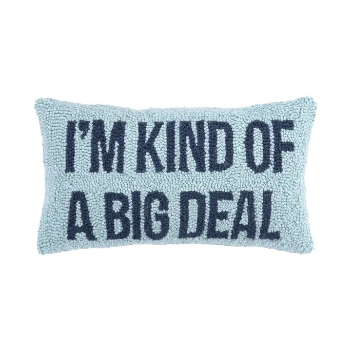 BLUE BIG DEAL PILLOW