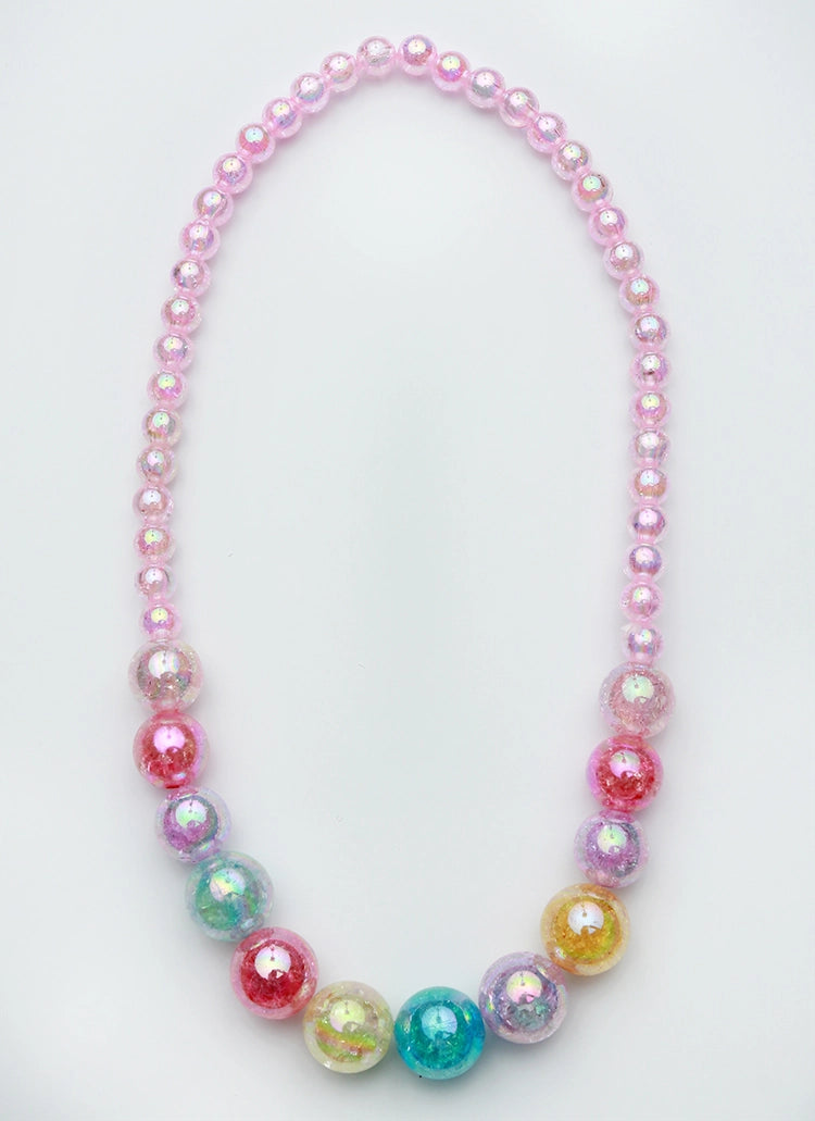 PINK WATERCOLOR NECKLACE