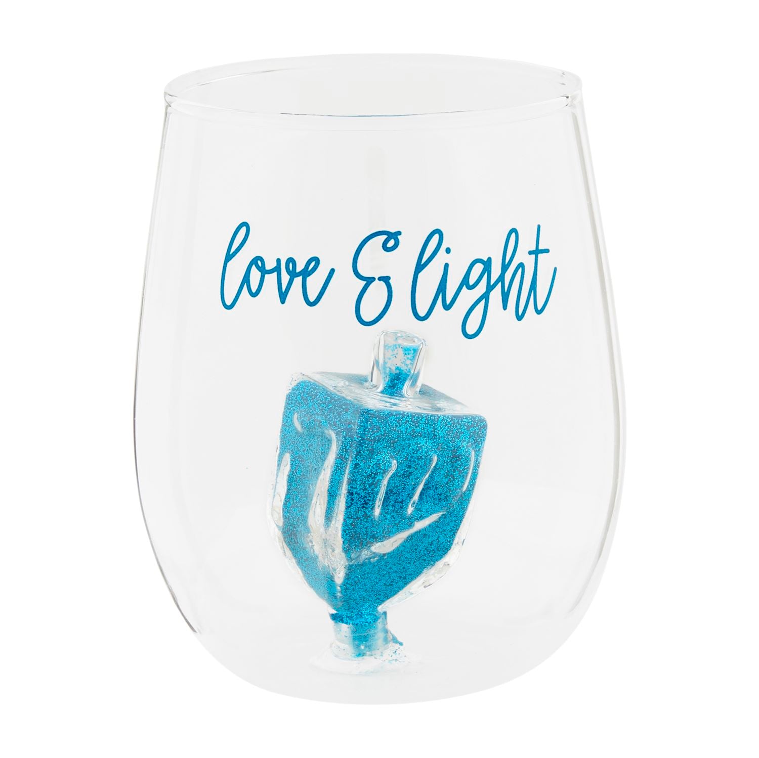 LOVE HANUKKAH WINE GLASSES