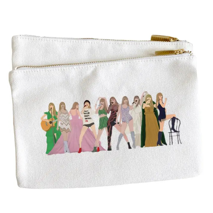 SWIFTIE ERAS TOUR CANVAS POUCH