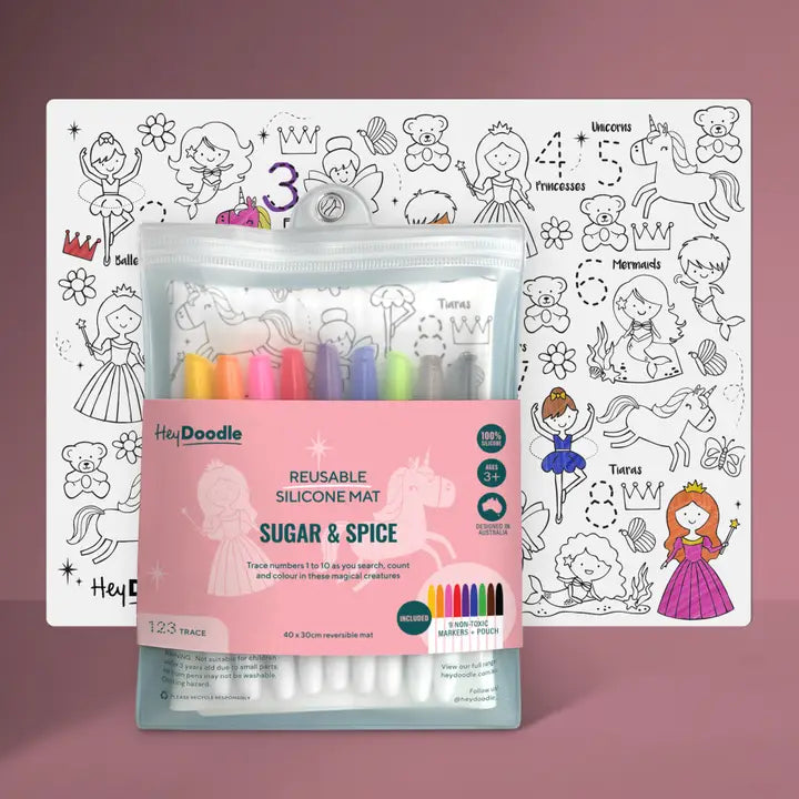 SUGAR AND SPICE COLORING MAT